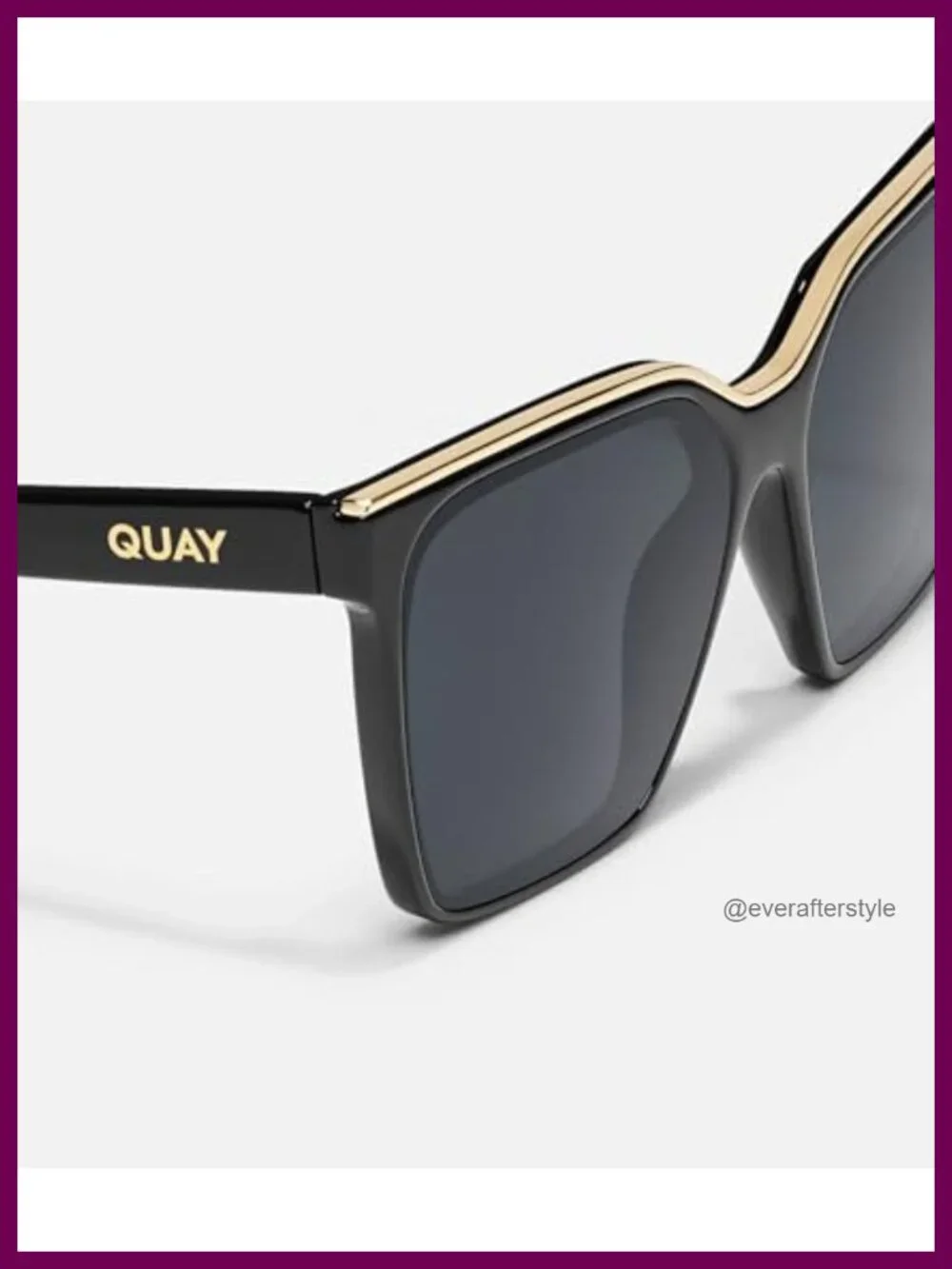 Oversized Square Sunglasses for Women UV400 Protection with Case and Cloth